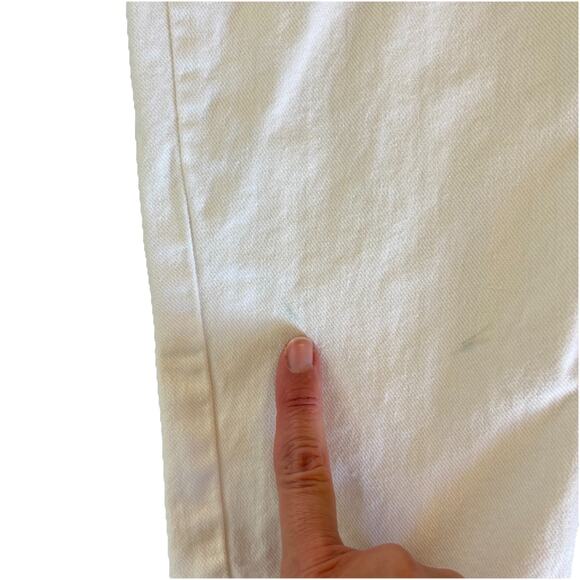 Vintage Skoozi White Women’s Mom Jean 25x27 Tapered Classic High Rise 80s/90s - Picture 8 of 12